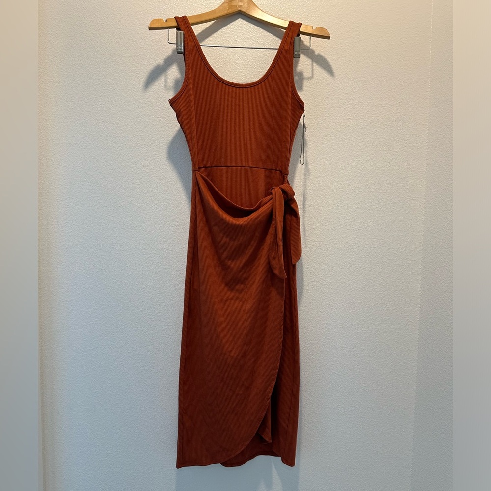 Nine Britton - Women's Midi Wrap Dress - Size Extra Small Petite